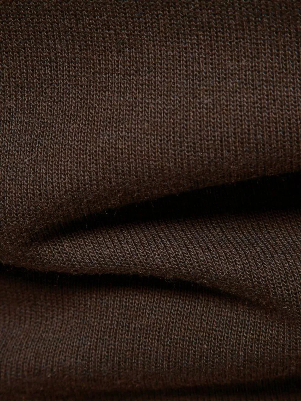 Coffee Brown Casual Men's Stand Collar Quarter Zip Pullover Sweater